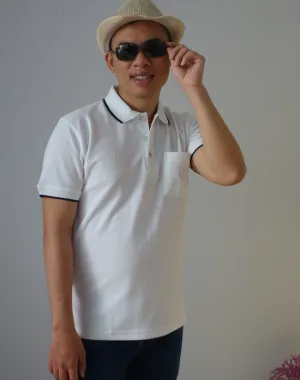 ÁO THUN NAM CỔ DỆT BO ĐẠI NT 2