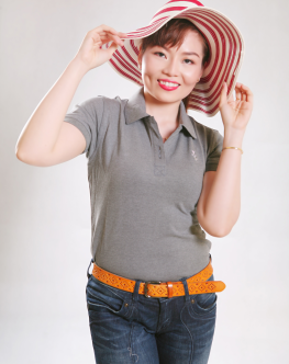 ÁO THUN NỮ CỔ DỆT CÁ SẤU NT 2